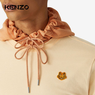 KENZO 2021春夏新品男士刺绣小虎头全棉T恤 FB55TS0034SA 76 海军蓝色 L