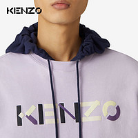 KENZO 2021春夏新品男士KENZO LOGO纯棉T恤 FB5 5TS055 4SB 95 鸽子灰色 L