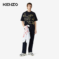 KENZO 2021春夏新品情人节系列男士印花T恤 FB5 5TS504 4SA 65 薰衣草色 S