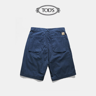 TOD'S 托德斯 2021春夏新品男士休闲短裤直筒裤 X3M8342427LTLI 蓝色 XS