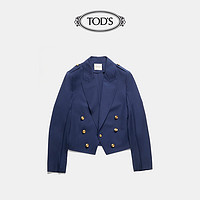 TOD'S 托德斯 2021春夏新品女士夹克外套 X2W7442311ETLH（40、蓝色）