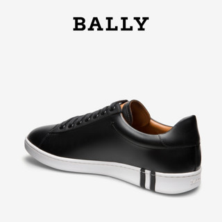 Bally/巴利新款ASHER男士黑色潮流百搭真皮运动鞋休闲板鞋6205249 黑色 40