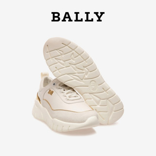 Bally 巴利 2021新款BIARA女士白色皮革运动鞋厚底老爹鞋 6237783 白色 37
