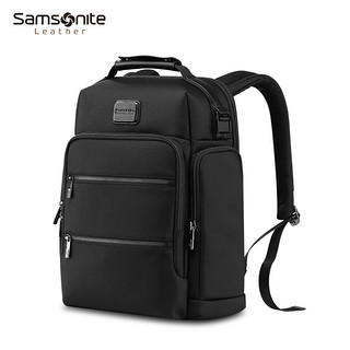 2021年新品Samsonite/新秀丽双肩包休闲商务电脑包大容量背包男包TW0*09006 黑色