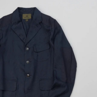 Nigel Cabourn 男士亚麻斜纹布夹克外套 80420080000 海军 52