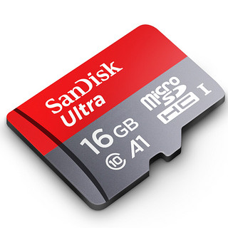 SanDisk 闪迪 Ultra 至尊高速系列 SDSQUNC Micro-SD存储卡 16GB (UHS-I、U1、A1)