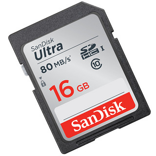 SanDisk 闪迪 至尊高速系列 Ultra SD存储卡 16GB（UHS-I、C10）