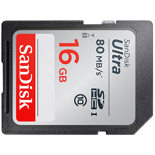 SanDisk 闪迪 至尊高速系列 Ultra SD存储卡 16GB（UHS-I、C10）