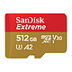 SanDisk 闪迪 Extreme 至尊极速系列 MicroSD存储卡 512GB（UHS-I、V30、A2）