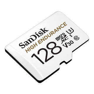 SanDisk 闪迪 HIGH ENDURANCE系列 Micro-SD存储卡 128GB（UHS-I、V30、U3）