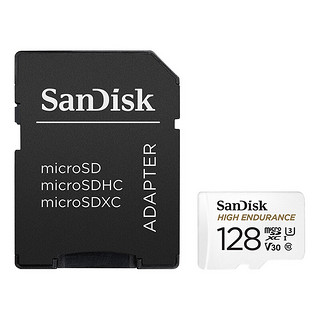 SanDisk 闪迪 HIGH ENDURANCE系列 Micro-SD存储卡 128GB（UHS-I、V30、U3）