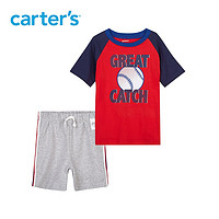 Carter's 孩特 儿童T恤短裤2件套