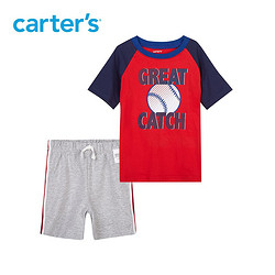 Carter's 孩特 儿童短袖T恤短裤2件套