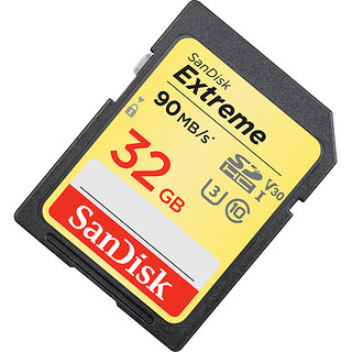 SanDisk 闪迪 Extreme 至尊极速系列 SD存储卡 32GB（UHS-I、V30、U3）