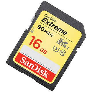 SanDisk 闪迪 Extreme 至尊极速系列 SD存储卡 16GB（UHS-I、V30、U3）