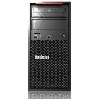 Lenovo 联想 ThinkStation P320 大机箱版 23.8英寸 工作站 黑色（至强E3-1225、P400、16GB、2TB HDD）