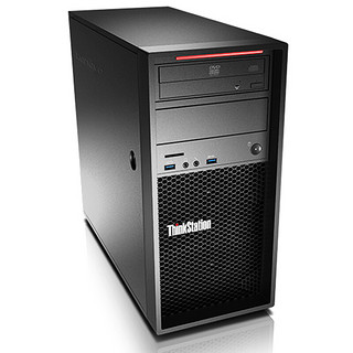 Lenovo 联想 ThinkStation P320 大机箱版 工作站 黑色(至强E3-1225V6、核芯显卡、16GB、128GB SSD+1TB HDD)