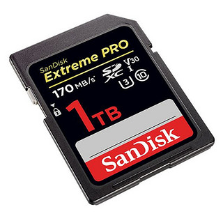 SanDisk 闪迪 Extreme PRO 至尊超极速系列 SD存储卡 1TB（UHS-I、V30、U3）