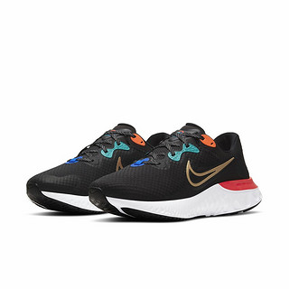 NIKE 耐克 Renew Run 2 男子跑鞋 DJ0033-061 黑橙蓝 41