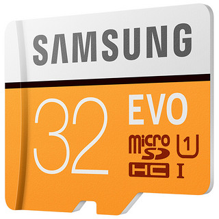 SAMSUNG 三星 EVO系列 Micro-SD存储卡 32GB（UHS-I、U1）