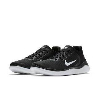 NIKE 耐克 FREE RN 2018 男子跑鞋 942836-001 黑白 45.5