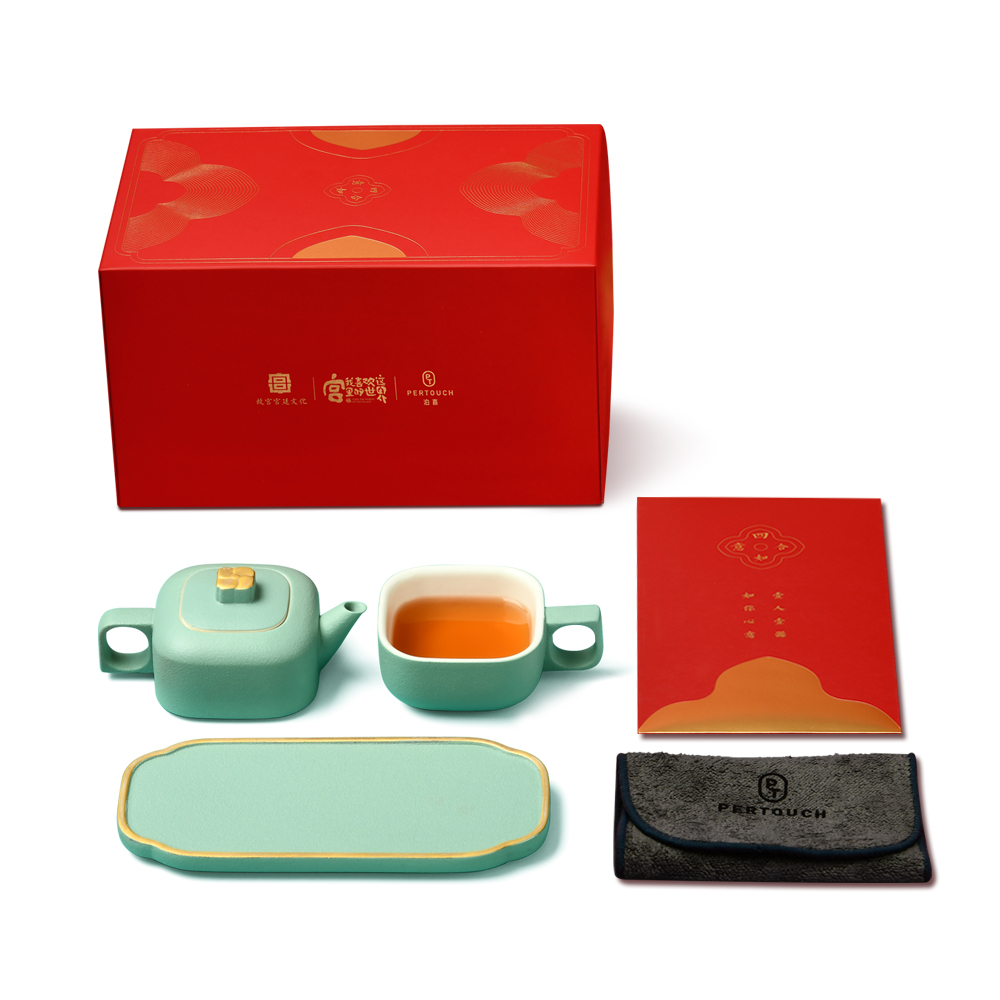 Pertouch 泊喜 故宫宫廷文化联名 四合如意套组 茶具套装 3件套