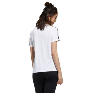 adidas NEO W Ce 3s Tee 女子运动T恤 GP5575 白色 XL