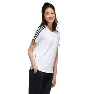 adidas NEO W Ce 3s Tee 女子运动T恤 GP5575 白色 XL