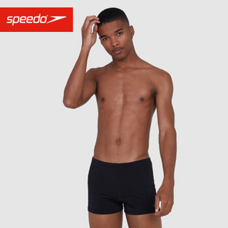 Speedo/速比涛 男子平角泳裤抗氯速干 游泳训练 修身舒适8125070001黑色40