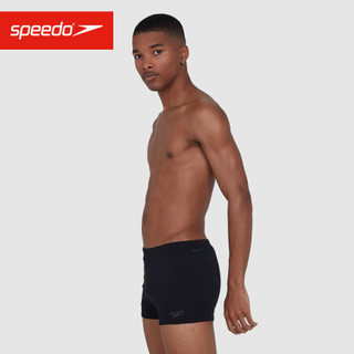 Speedo/速比涛 男子平角泳裤抗氯速干 游泳训练 修身舒适8125070001黑色40