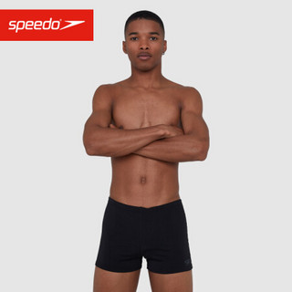 Speedo/速比涛 男子平角泳裤抗氯速干 游泳训练 修身舒适8125070001黑色40