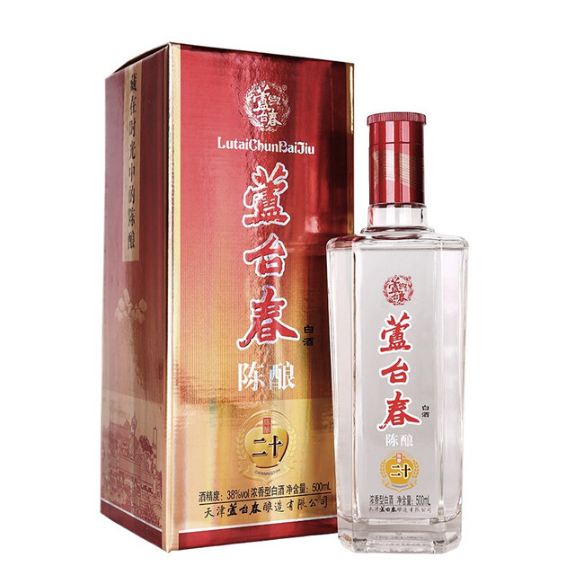 芦台春 二十陈酿 38%vol 浓香型白酒 500ml 单瓶装