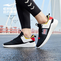 ERKE 鸿星尔克 轻便运动跑鞋男51120314035 正黑/复古黄 41