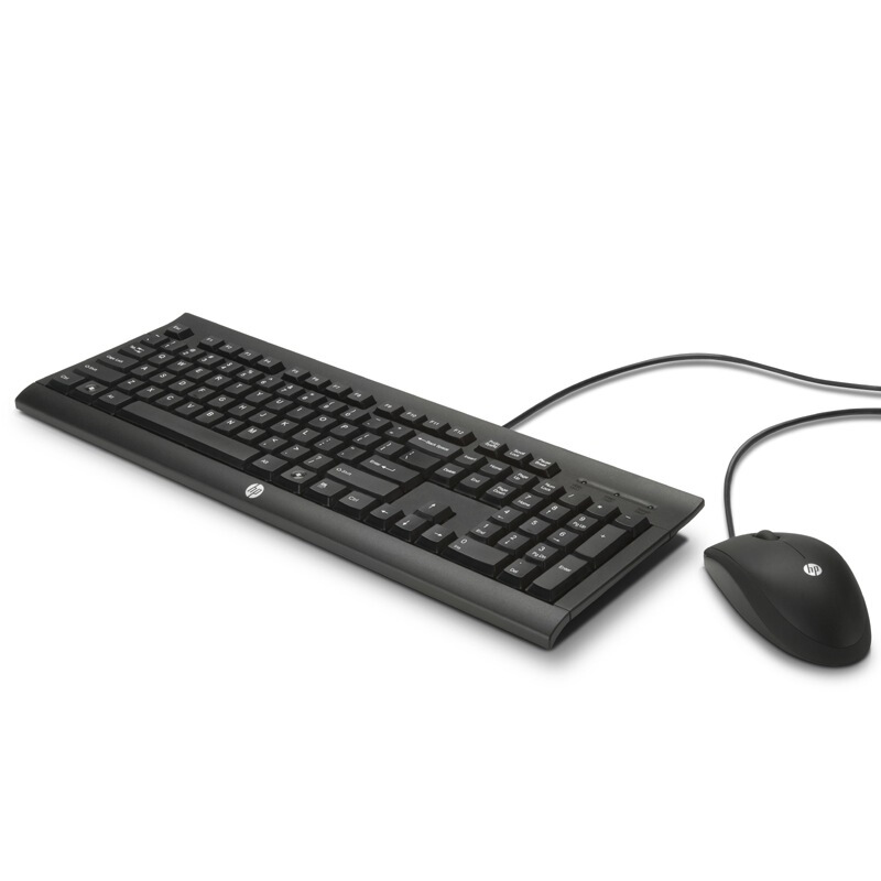 HP 惠普 Z4M39PA 有线USB键鼠套装 黑色