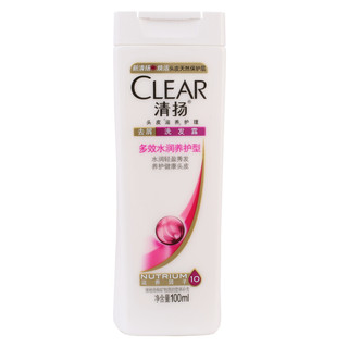 CLEAR 清扬 去屑洗发水露 多效水润养护型 400ml+100ml*2