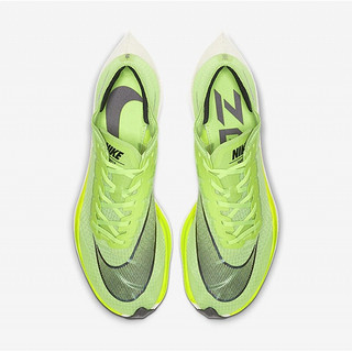 NIKE 耐克 Zoom Vaporfly NEXT% 中性跑鞋 AO4568-300 荧光绿 40.5