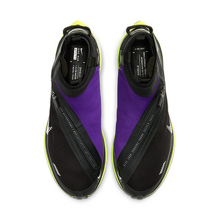 NIKE 耐克 Pegasus Turbo Shield Wp 男子跑鞋 BQ1896-002 黑色/紫色/绿色 44
