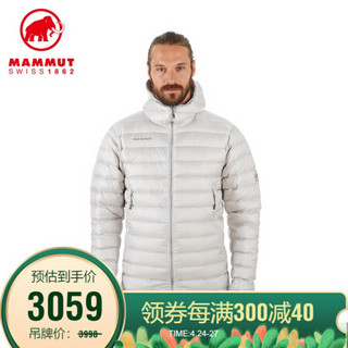 MAMMUT猛犸象 Broad Pro 秋冬男士轻量高保暖850蓬鹅绒中层羽绒服 理石灰色 L(欧码偏大)