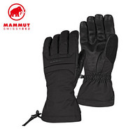 MAMMUT\/猛犸象 Casanna Glove 男女秋冬防风透气速干保暖专业滑雪手套 黑色 L