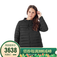 MAMMUT/猛犸象 DELTA X ZUN 女士秋冬800蓬加厚鹅绒羽绒服弹力保暖羽绒夹克外套 黑色 S