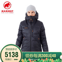 MAMMUT/猛犸象 Eigerjoch Pro 女士秋冬新品850蓬白鹅绒羽绒服透气耐磨连帽羽绒服 黑色 XS