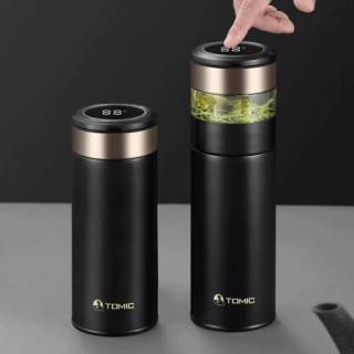 小米有品 特美刻智能温显茶水分离泡茶杯(一盖多用) 白色