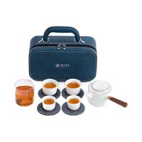 南山先生 白瓷系列 金铃侧把套组 茶具套装 10件套 玉白