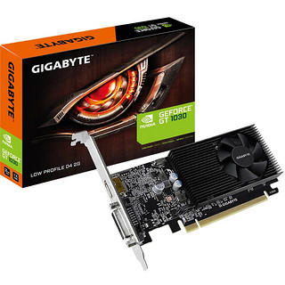 GIGABYTE 技嘉 GeForce GT 1030 Low Profile D4 2G 显卡 2GB 黑色