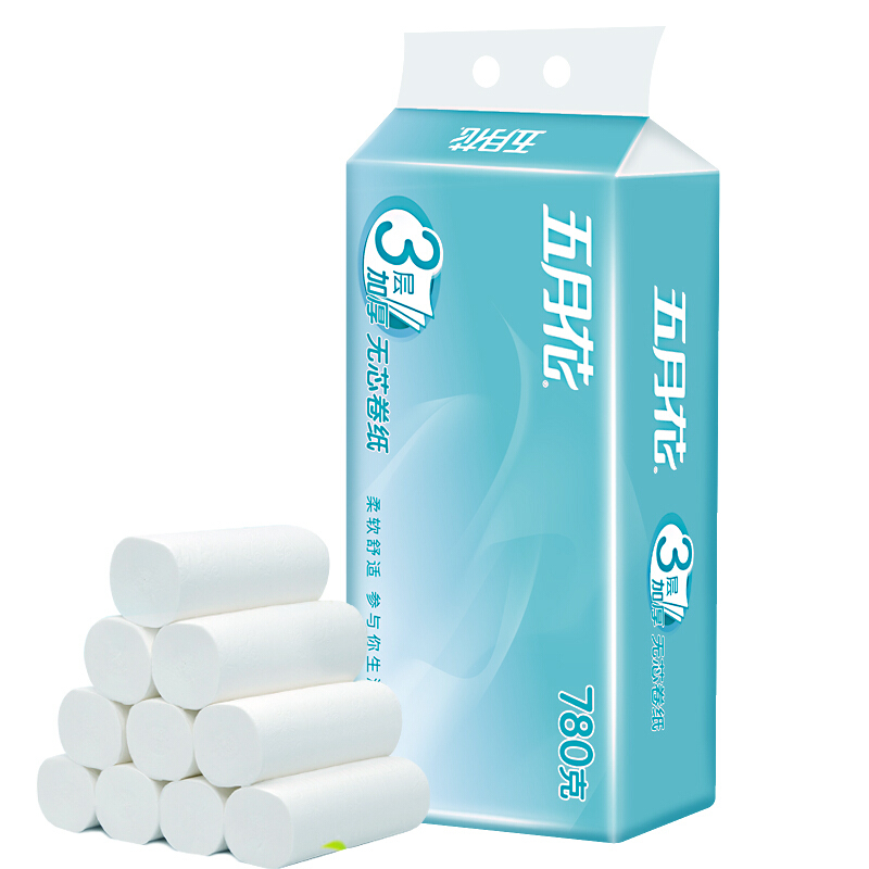 may flower 五月花 无芯卷纸 3层*78g*10卷