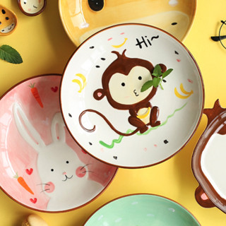 KAWASIMAYA 川岛屋 pz-220 陶瓷餐具 5件套 猴子