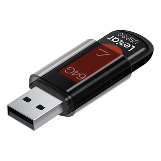 Lexar 雷克沙 S57系列 LJDS57-64GABGN USB3.0 U盘 黑色 64GB USB