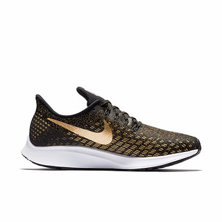 NIKE 耐克 Air Zoom Pegasus 35 女子跑鞋 942855-007 黑金 37.5