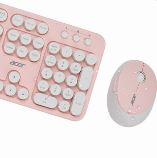 acer 宏碁 KM41-6P 无线键鼠套装 粉色