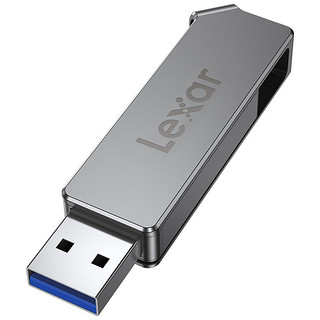 Lexar 雷克沙 D30C系列 LJDD30C256G-BNSNC USB3.1 U盘 银色 256GB USB-C/USB双口